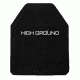 High Ground Gear Special Threat Rifle, Single-Curve, 10x12 Rec, Black, 6.0lbs., HG-STR2-FC-10X12