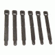 High Speed Gear HSGI HSG Pouch Short Clip, Black, 6 Pack, 91SC06BK