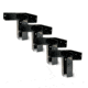 HME Blind Platform Brackets - 4 Pack, Black, HME-PB-4PK