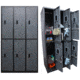 Homak 6 Door Steel Locker, Gray/Black GS00700600