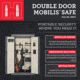 Hornady Mobilis Gun Safe - Double Door, 34 x 59x 25 in, Black/Gray, 95071