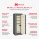Hornady Mobilis Gun Safe, Single Door, 22 x 59 x 18 in, Black/Gray, 95070
