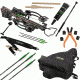 Horton Archery Vortec RDX Crossbow w/ 3x Pro-View 2 Scope, ACUdraw, 135, Mossy Oak Country Camo, NH17060-5522 W/ Vanguard Quest Tripod