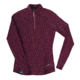 Hot Chillys MEXT Pocket Zip-T - Womens, Rich Grape/Mint, Large, HC9836-RICH GRAPE/MINT-L