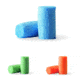 Howard Leight Matrix Single-Use Earplugs, Blue, Green, Orange