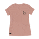 HOWITZER Best Friend S/S Vneck Tee - Womens, Desert Pink, 2XL, CVW7133-DEPK-2X