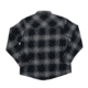 HOWITZER Never Surrender L/S Flannel - Mens, Black, Extra Large, 371WV108-BK-XL