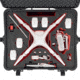 HPRC DJI Phantom 4 Case with Pre-Cut Foam Interior and Wheels, Case Only, Black PHA4-2700W-01