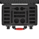 HPRC Wheeled Battery Hard Case w/ Foam for DJI Inspire 2/Pro, Black, 21.61 x 13.62 x 9.29 in BAT2550W-01