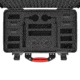 HPRC Wheeled Battery Hard Case w/ Foam for DJI Inspire 2/Pro, Black, 21.61 x 13.62 x 9.29 in BAT2550W-01