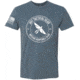 HRT Tactical Gear Round Logo T-Shirt - Men's, Blue, Medium, HRT-SHIRT2-MM-BL