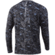 HUK Performance Fishing Ocean Palm Pursuit L/S Shirt - Mens, Volcanic Ash, M, H1200406-013-M
