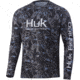 HUK Performance Fishing Ocean Palm Pursuit L/S Shirt - Mens, Volcanic Ash, M, H1200406-013-M
