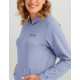 HUK Performance Fishing Coldfront Pullover Hoodie - Womens, Lghtng Sky Hthr, Large, H6130023-463-L