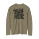 HUK Performance Fishing Drift Graphic Crew Shirt -Mens, Long Sleeve, Heather Moss, Small, H1200709-318-S
