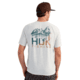 HUK Performance Fishing Drift Graphic Crew Shirt -Mens, Short Sleeve, Harbormist Hthr, 2XL, H1200664-054-XXL