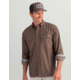 HUK Performance Fishing Hawser Heather Flannel - Mens, Pluff Mud Hthr, Extra Large, H1500208-203-XL