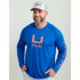 HUK Performance Fishing Huk Icon Crew Long Sleeve Shirt Fresh Salmon XL E13EC917, ATH1200573460S