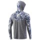 HUK Performance Fishing HUK Icon X Camo Hoodie - Men's, Ocean Tally Cam, Small, H1200153-975-S