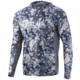 HUK Performance Fishing HUK Icon X Camo Hoodie - Men's, Ocean Tally Cam, Small, H1200153-975-S