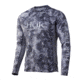 HUK Performance Fishing Icon X KC Refraction Camo Long Sleeve Shirt - Men's, Storm, Extra Large, H1200285-039-XL