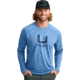 HUK Performance Fishing KC Icon Graphic Long Shirt - Mens, Quiet Harbor, Large, H1200629-445-L