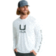 HUK Performance Fishing KC Icon Graphic Long Shirt - Mens, White, Small, H1200629-100-S