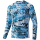 HUK Performance Fishing Mossy Oak Pursuit Long Sleeve - Mens, Mossy Oak Elements Hydro Wahoo, Medium, H1200228-935-M