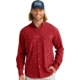 HUK Performance Fishing Tide Point Break Long Sleeve Chambray Shirt - Mens, Scarlet Blaze, Extra Large, H1500166-621-XL