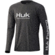 HUK Performance Fishing Vented Pursuit L/S Shirt - Men's, Volcanic Ash, S, H1200396-013-S
