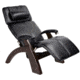 Human Touch Perfect Chair PC-095 - Dark Walnut base, Black Chair Pads