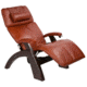 Human Touch Perfect Chair PC095 - Dark Walnut base, Cognac Chair Pads