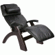 Human Touch Silhouette Perfect Chair PC-075 with Dark Walnut base and Black Chair Pads