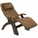 HumanTouch Silhouette PerfectChair w/ Dark Walnut base, Cashew SofSuede Chair Pads