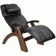 Human Touch Silhouette Perfect Chair PC-075 with Walnut base, Black Chair Pads