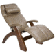 Human Touch Silhouette Perfect Chair w/ Walnut base, Cashew Bonded Leather Chair Pads