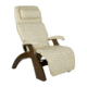 Human Touch Silhouette Perfect Chair PC-075 with Walnut base, Ivory Chair Pads