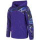Huntworth 2-Tone Fleece 1/4 Zip Pullover Hoodie - Girls, Violet / Ultraviolet, Medium, E-904-YG-VT/UV-M