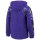 Huntworth 2-Tone Fleece 1/4 Zip Pullover Hoodie - Girls, Violet / Ultraviolet, Medium, E-904-YG-VT/UV-M