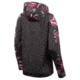 Huntworth Heather Performance Fleece Hoodie - Womens, Heather Black/Huntworth Moxie, Large E-9149-W-HK/MX-L