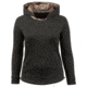 Huntworth Ladies Knit Jersey Hoodie Heather - Womens, Heather Juniper / Hiddn, Medium, E-9387-W-HJP/HDN-M