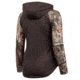 Huntworth Performance Fleece Hoodie Horizontal Camo Flag - Womens, Charcoal Gray / Hiddn, Large, E-9413-W-CG/HDN-L
