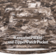 Huntworth Shelton Mid Weight Hoodie - Women's w/ Facemask, Large, Tarnen, E-9554-W-TRN-L