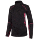 Huntworth Terry Knit 1/4 Zip Pullover - Womens, Black/ Phathom Glam, Large E-9231-W-BK/LAM-L