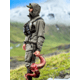 Huto Lifestyle Bone Dry Rain Jacket, Green/Grey, Large, BNERN-JCKT-GRYGRN-L