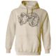 Huto Lifestyle Limited Edition Simsy Ram Artwork Logo Hoodie