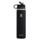 Hydro Flask Wide Mouth w/Straw Lid, Black, 24 oz, W24BSW001