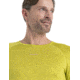 Icebreaker 125 ZoneKnit Long Sleeve Crewe Thermal Top - Mens, Bio Lime/Ether/Cb, 2XL, IB0A56H3883XXL