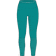 Icebreaker 125 ZoneKnit Merino Thermal Leggings - Women's, Flux Green, Extra Large, IB0A56H6861XL