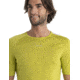 Icebreaker 125 ZoneKnit Short Sleeve Crewe Thermal Top - Mens, Bio Lime/Ether/Cb, 2XL, IB0A56H7883XXL